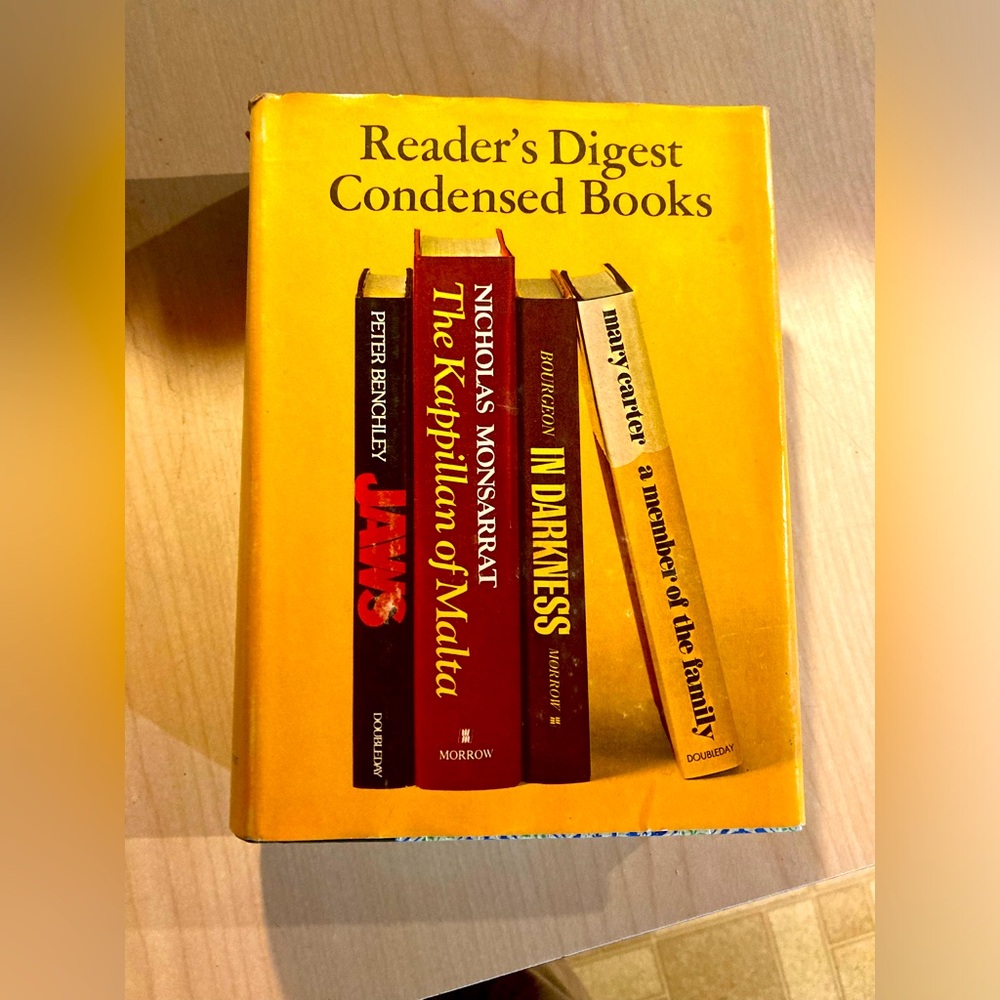 Reader's Digest Condensed Books volume 2 1974